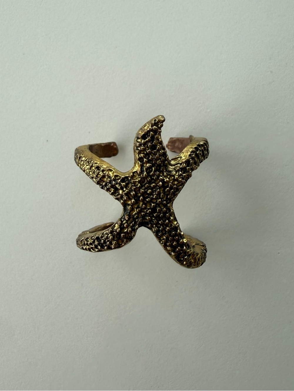 Gold Starfish Ring
